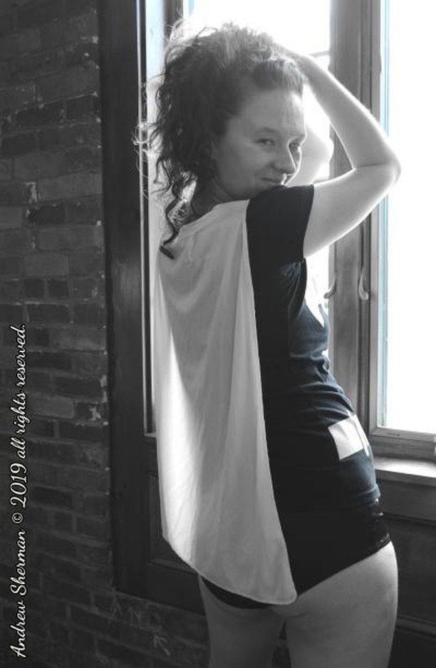 Female model photo shoot of Andie Meadows by Commander42