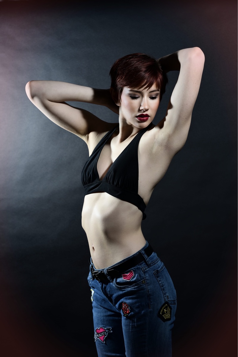 Female model photo shoot of Gwen Harris by Jim Harris Photography