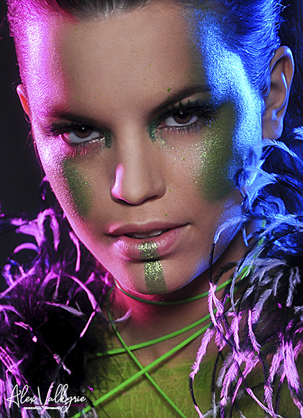 Female model photo shoot of Alex Valkyrie, makeup by AnneMarie Lorenzini