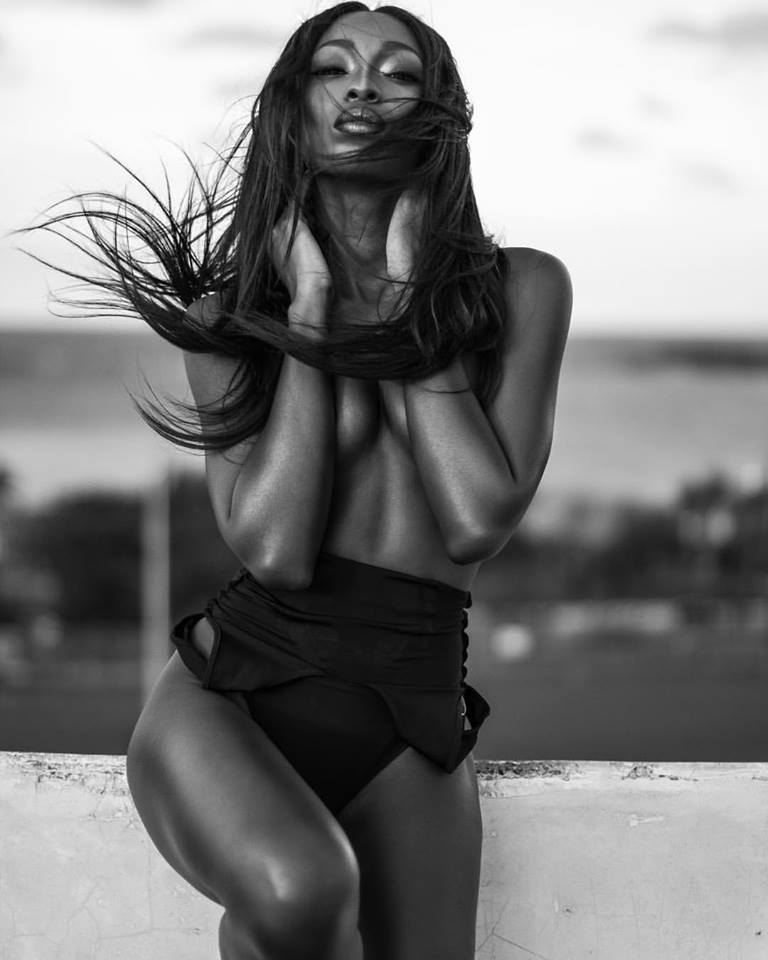 Female model photo shoot of Tomii in Nassau, Bahamas