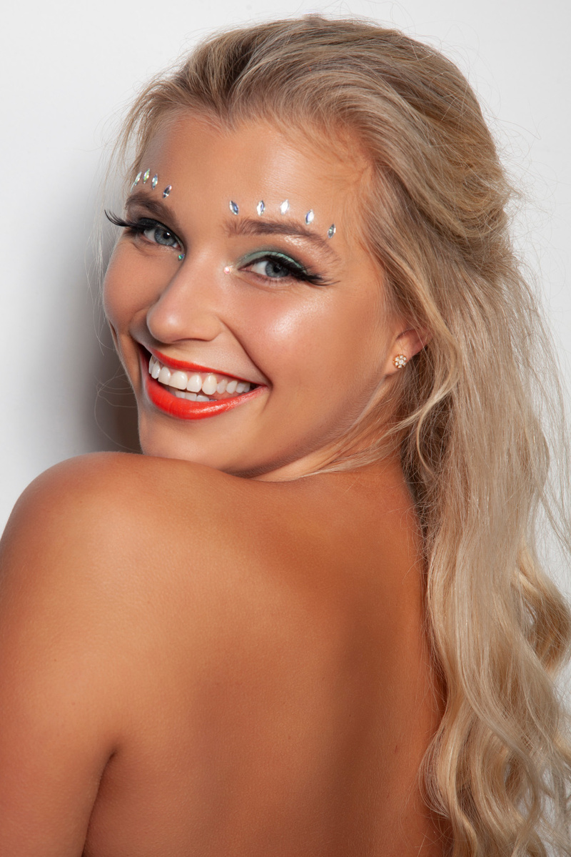 Female model photo shoot of Glamoureyes By Kate in Crown Studios Gold Coast, Queensland Australia