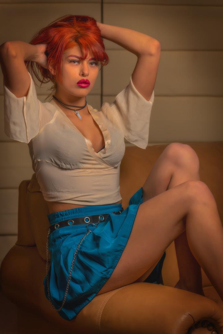 Female model photo shoot of Precious_emerald