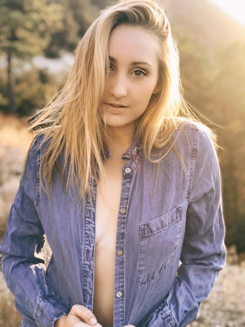 Female model photo shoot of RemintynChase in Mt. Baldy, California