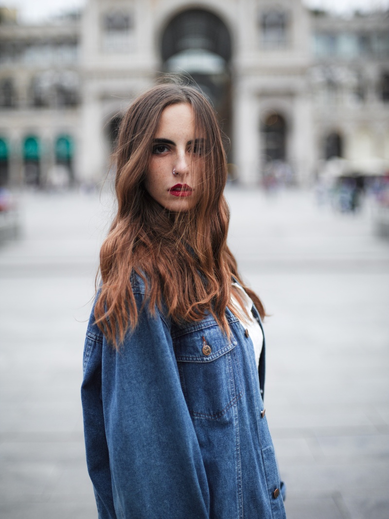Female model photo shoot of almalar in Duomo