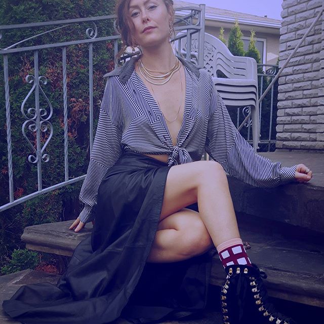 Female model photo shoot of PoinsettaLane in Toronto