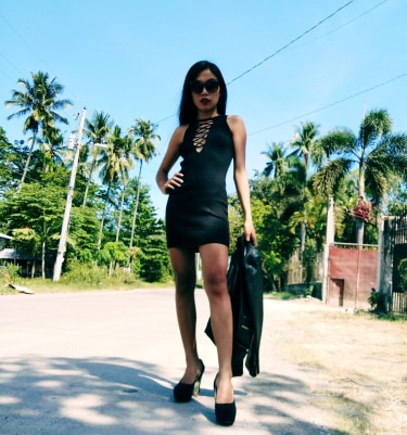 Female model photo shoot of emae in Davao City Philippines