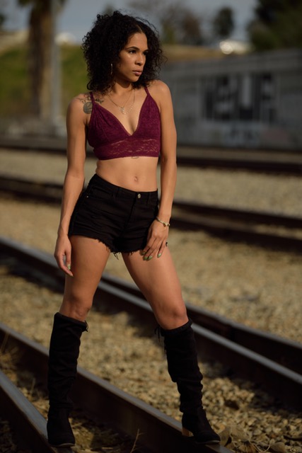 Female model photo shoot of DestinyDoris by ROBERT BARNES