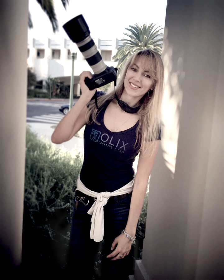 Female model photo shoot of OLIX in Beverly Hills