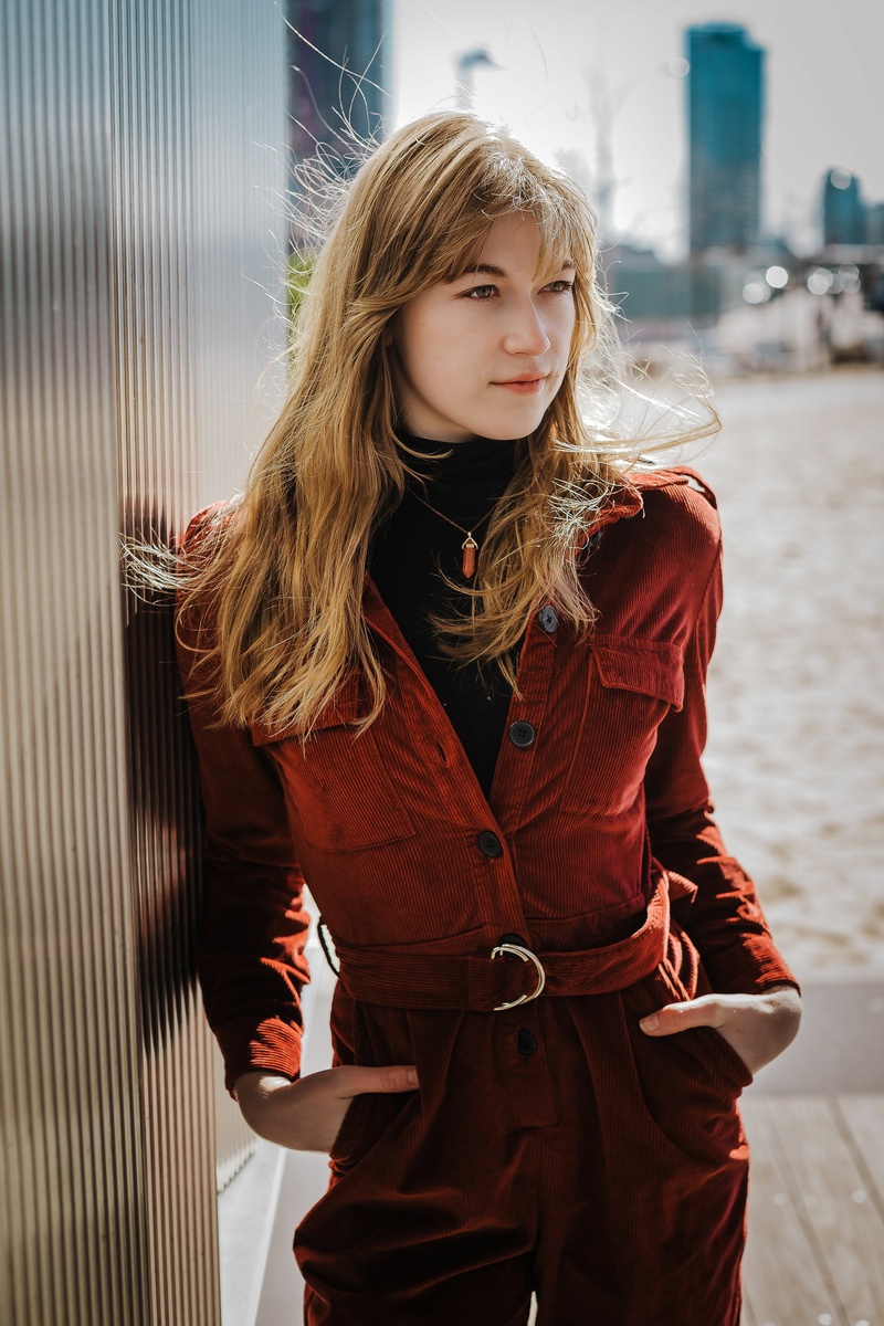 Female model photo shoot of karlynbaranowski by PortraitLI in Gantry Plaza, LIC
