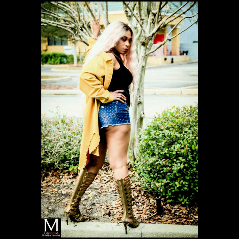 Female model photo shoot of Caramel Lucas in Orlando, Florida