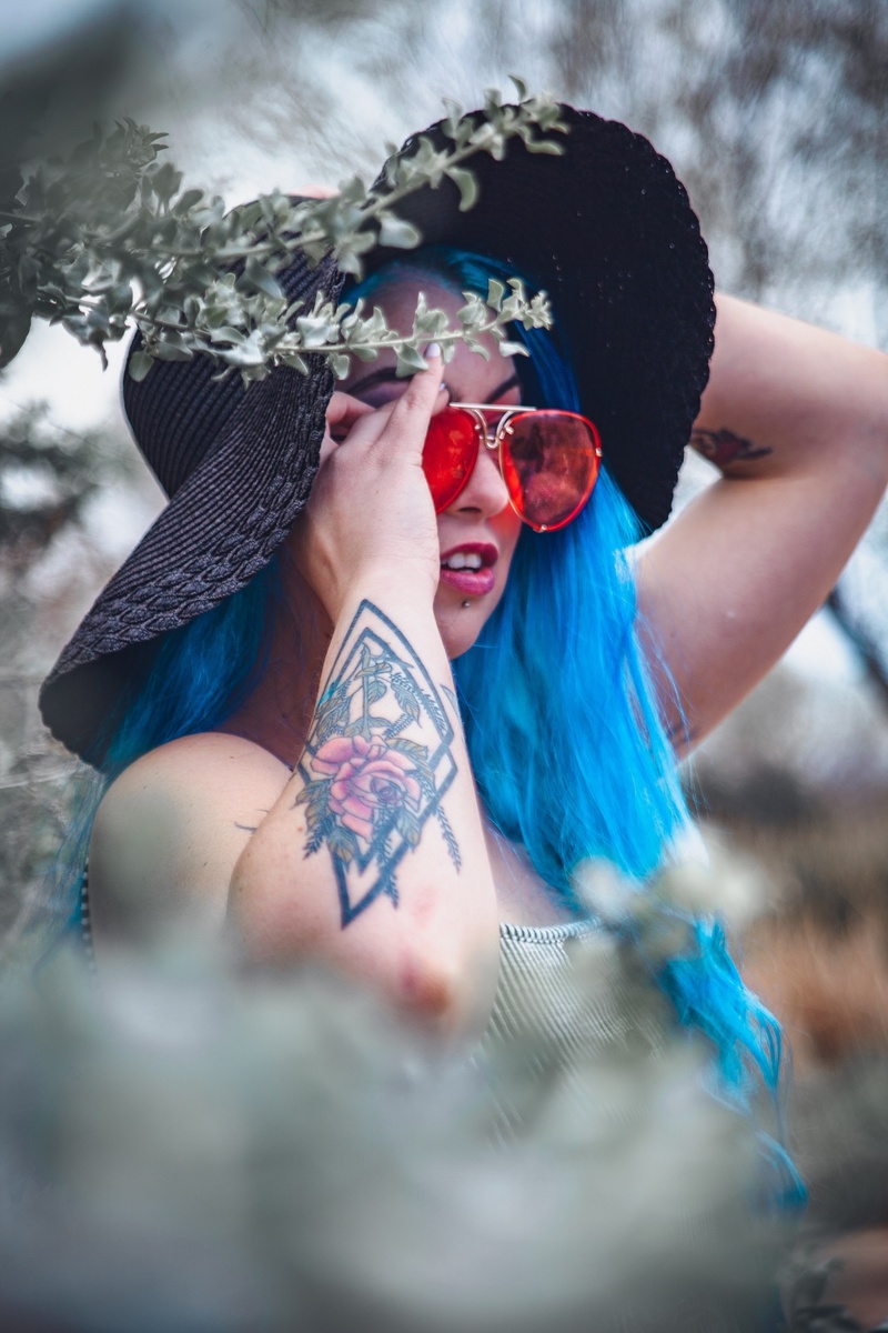 Female model photo shoot of bluehairedninja in Tucson