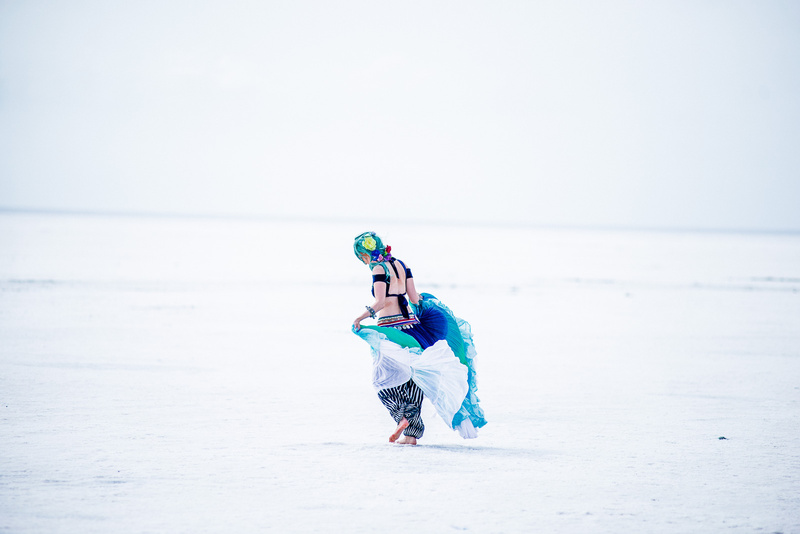 Male model photo shoot of artemkorenuk in El'ton lake, Russia
