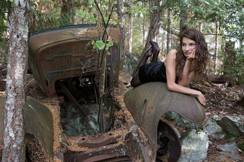 Female model photo shoot of Laura C Williams by Steve Lukinuk in Salt Spring Island