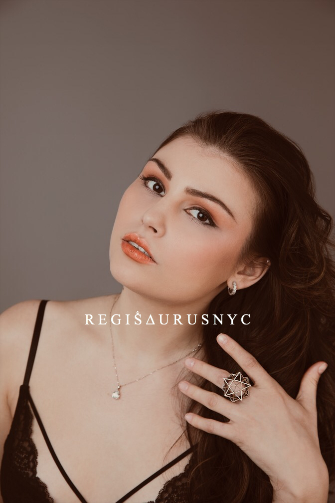 Male and Female model photo shoot of Regisaurus and PIZHAMALEDI by Regisaurus in New York, NY, makeup by JasmineSaniee