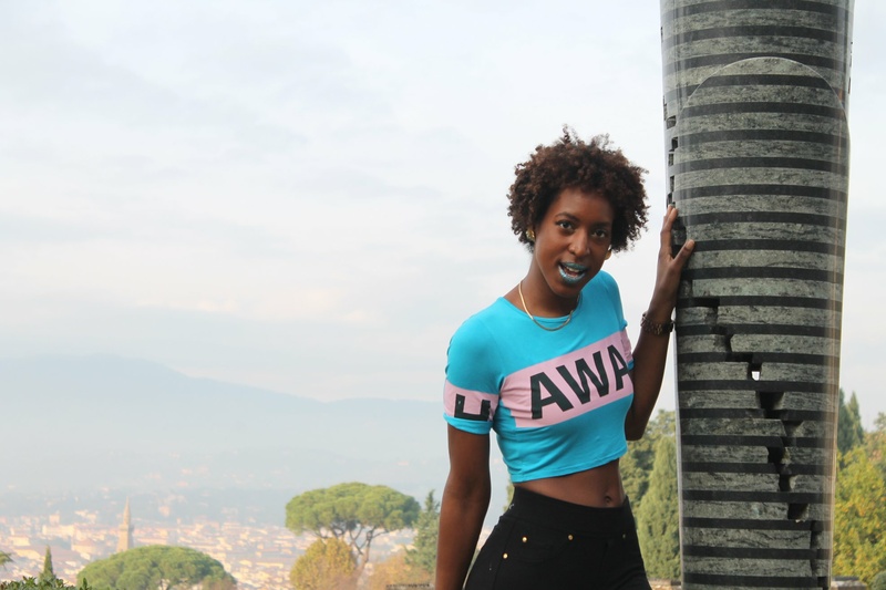 Female model photo shoot of Ari Irie in Florence,Italy