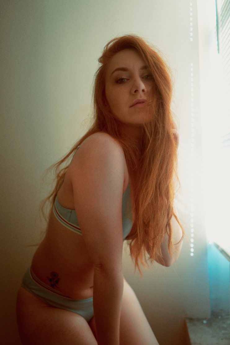 Female model photo shoot of Kat Dean by Imagination Fuel Prod