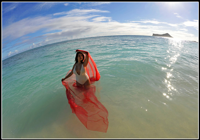 Male model photo shoot of NikonFotos1 in Kaiona Beach Oahu, Hawaii
