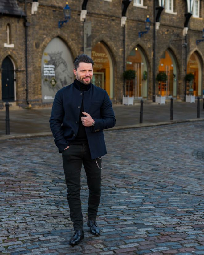 Male model photo shoot of Dan Harley in London