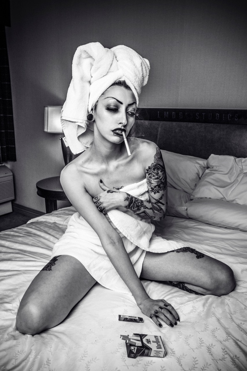Female model photo shoot of Cypress Bates 