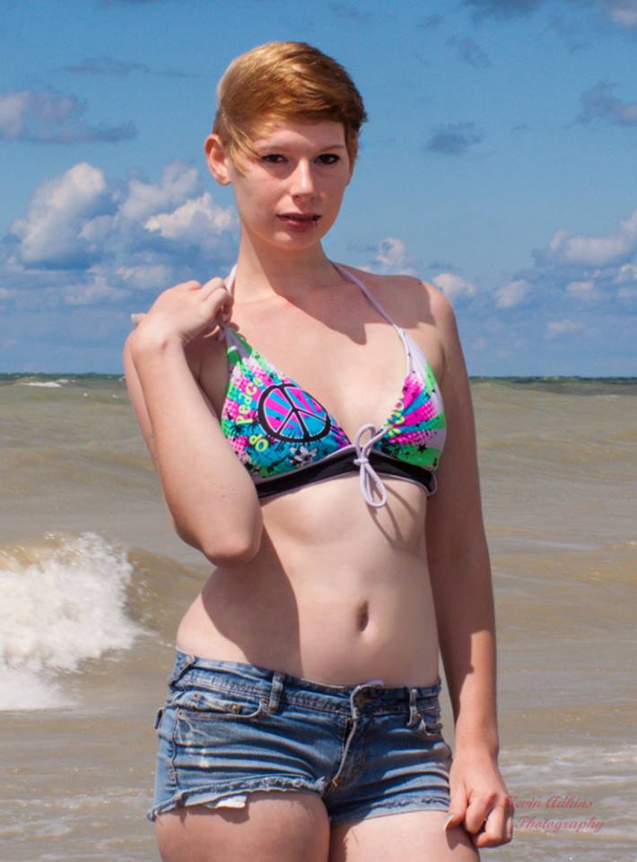 Female model photo shoot of Lunarkitten97 in Presque Isle, Erie