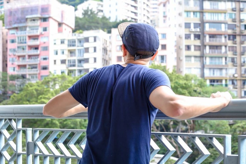 Male model photo shoot of paintedinpixels in HK