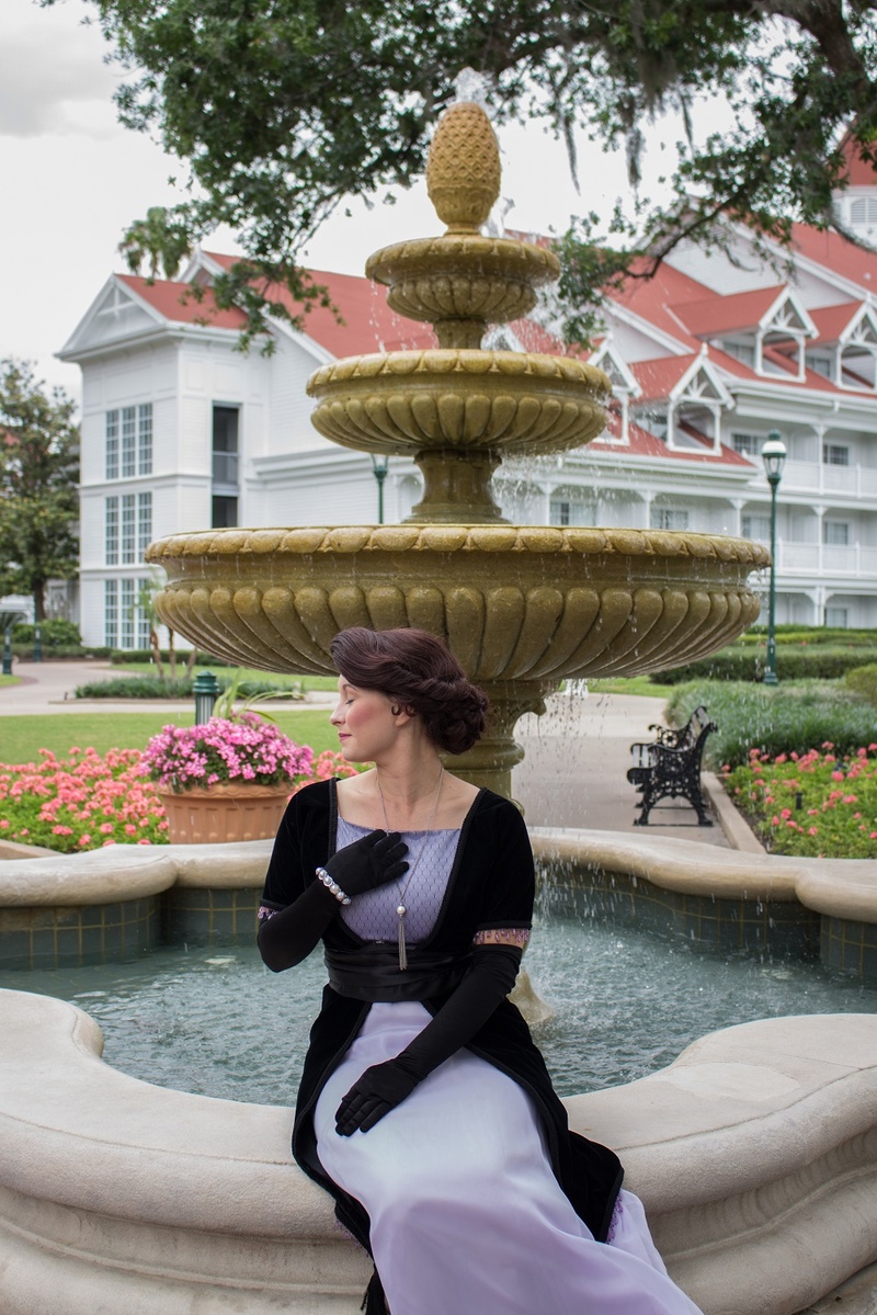 Female model photo shoot of Melina Smart in Disney's Grand Floridian Resort