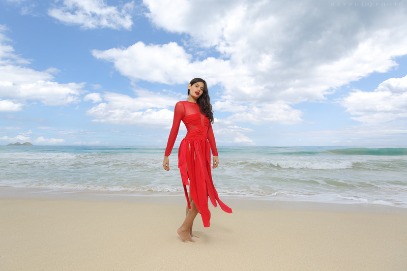Female model photo shoot of Devi Giannetti in Oahu, Hawaii, USA