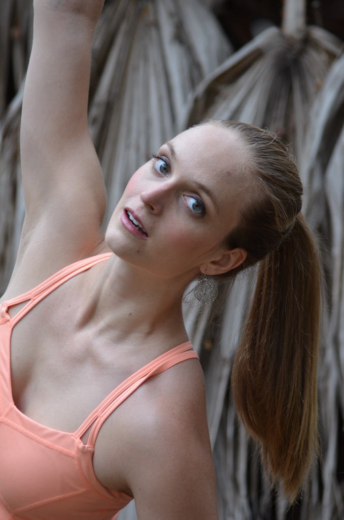 Female model photo shoot of Kelsey Burns Yoga
