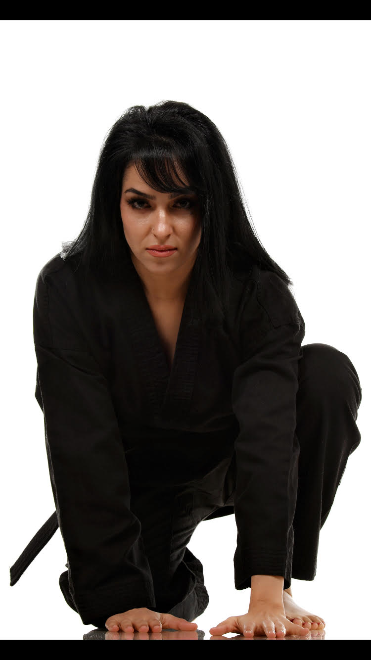 Female model photo shoot of Madina Jan by Black Belt Image