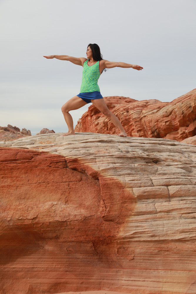 Female model photo shoot of Tomiko by Werner Lobert in Valley Of Fire