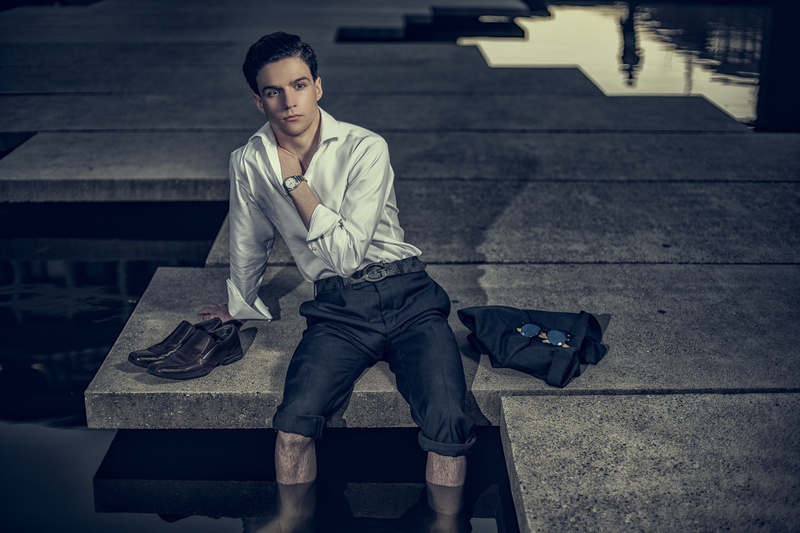 Male model photo shoot of Marc De Vinci