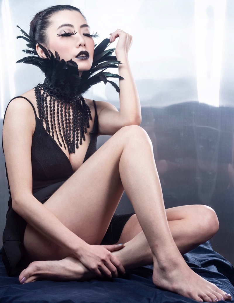 Female model photo shoot of Lea Abbate and cccindiii by Zarco