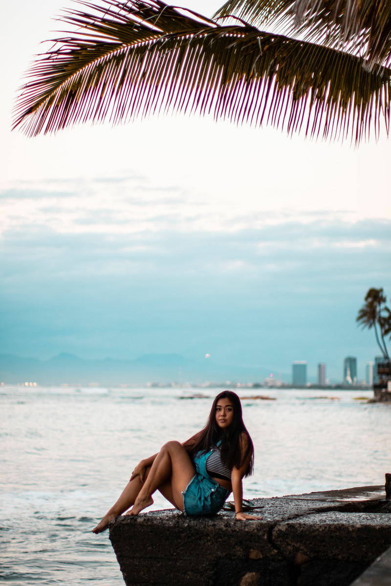 Female model photo shoot of Mayuko Kimura in Honolulu, HI