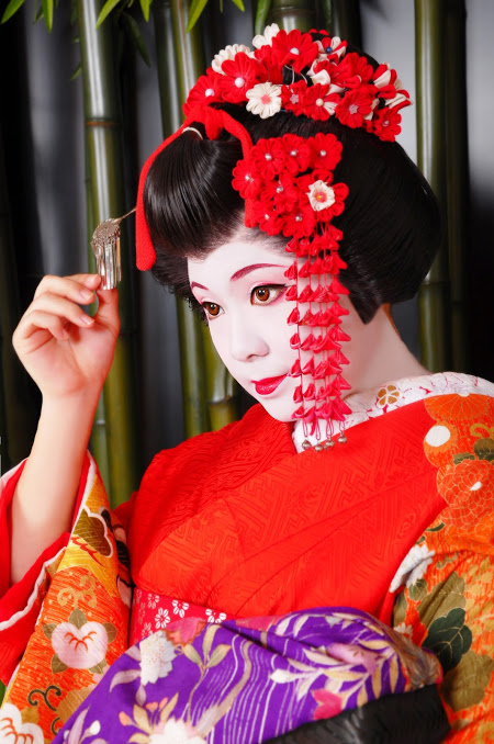 Female model photo shoot of Mayuko Kimura in Kyoto, Japan