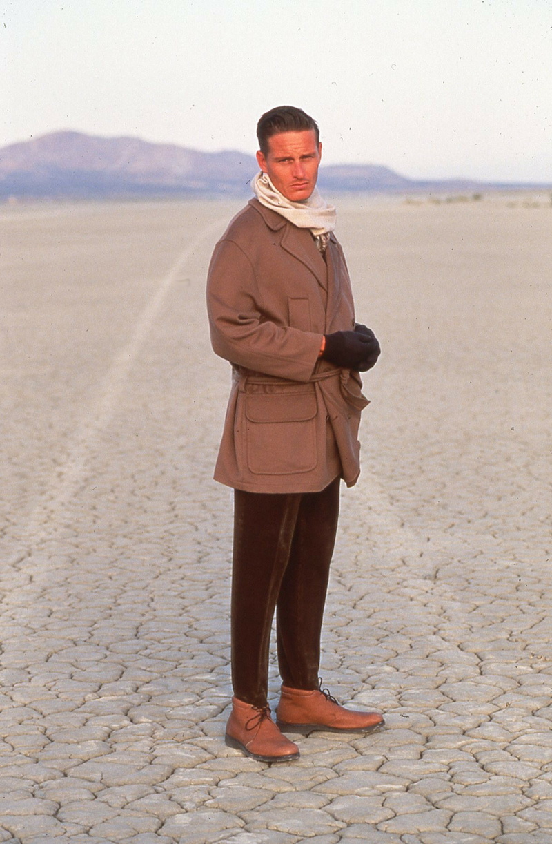 Male model photo shoot of Diego Miguel Viscardi in Death Valley, California