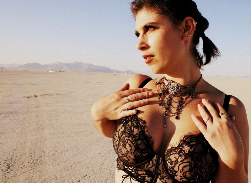 Female model photo shoot of BlueSkyJenna in Black Rock Desert