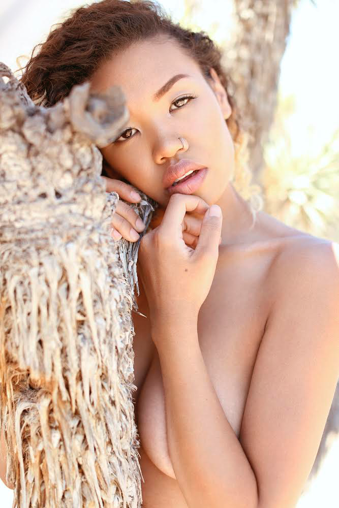 Female model photo shoot of Akira by MCarson Studios in Late Night Trailhead