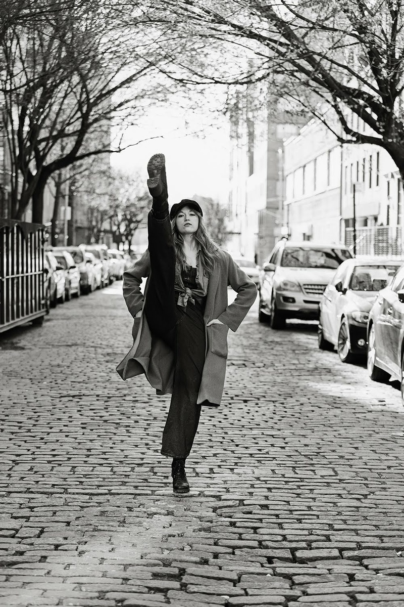 Female model photo shoot of karlynbaranowski in West Village, NYC