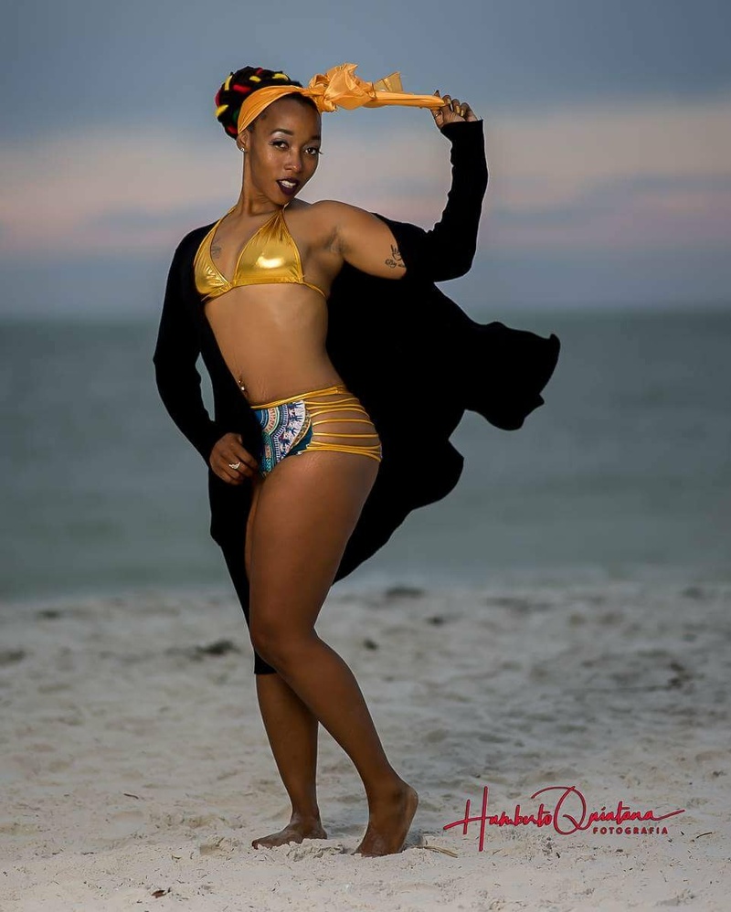 Female model photo shoot of Tiana Antoinette in Honeymoon Island