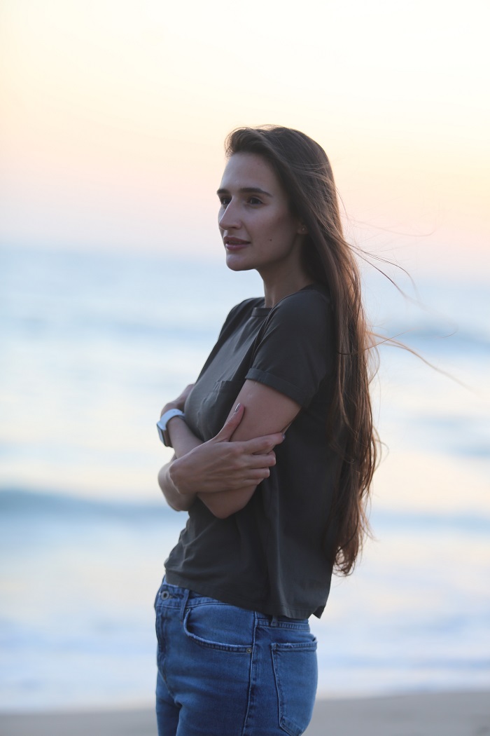 Female model photo shoot of Anastasiia Mos