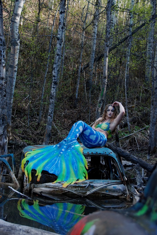 Female model photo shoot of Marauder Arts and Fearra LaCome in Calgary
