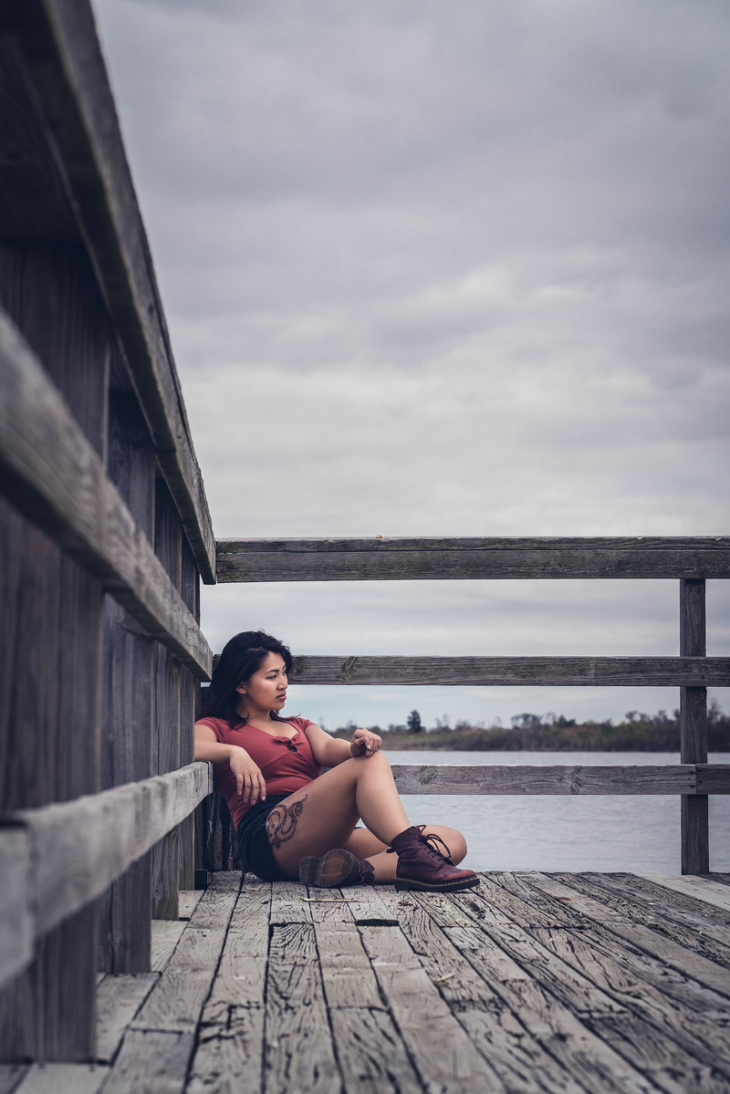 Female model photo shoot of matthewzaq in Jones Beach, Long Island