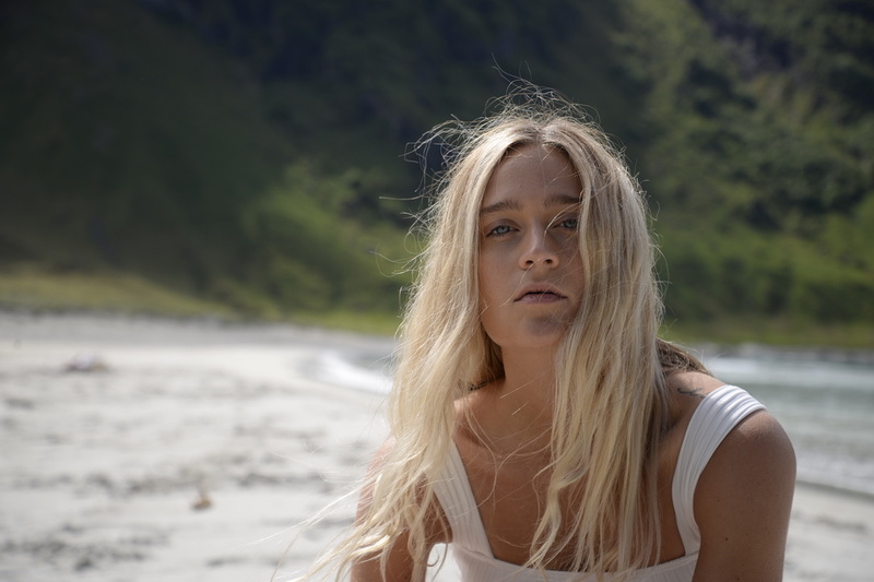 Female model photo shoot of Nicole L George in hoddevik, norway