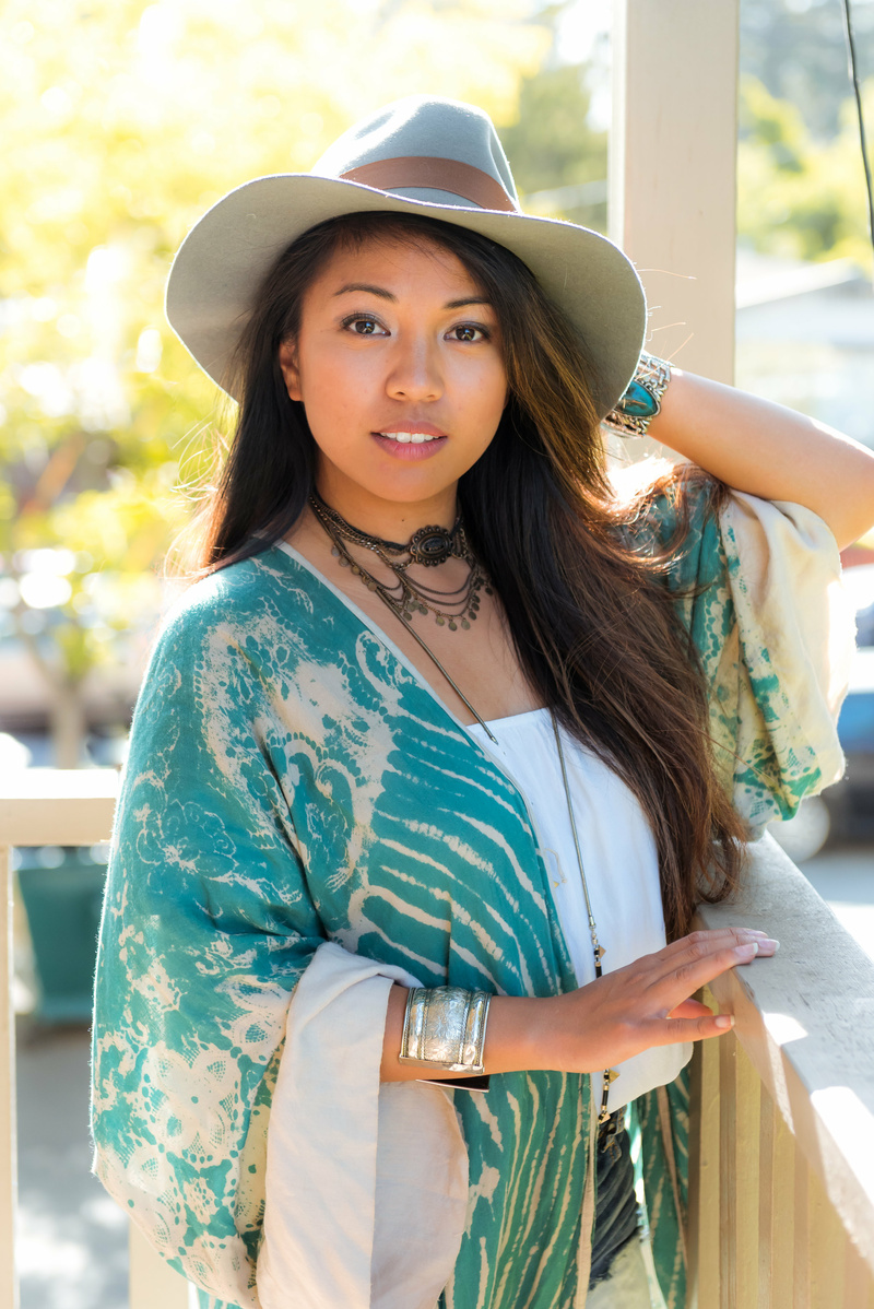 Female model photo shoot of April Labson in Sonoma Square