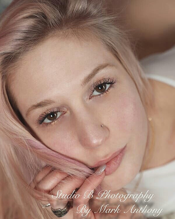 Female model photo shoot of Baby Girl Peep, filmed by Mark Anthony