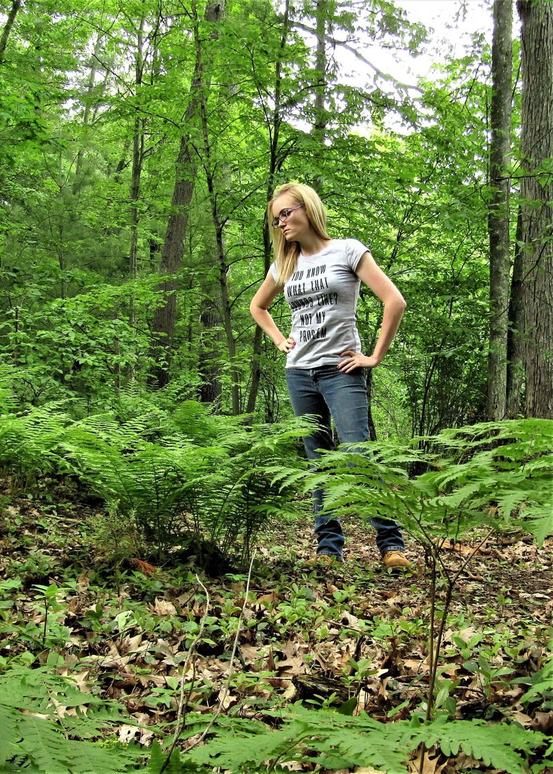 Female model photo shoot of Ember Fox in Up North, Michigan