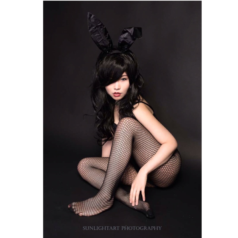 Female model photo shoot of miyu kitty
