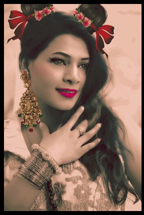 Female model photo shoot of ipsa rajput vats