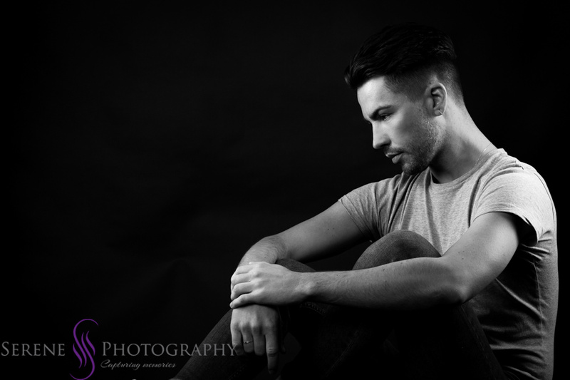 Male model photo shoot of Serene Photography Ptd in Studio