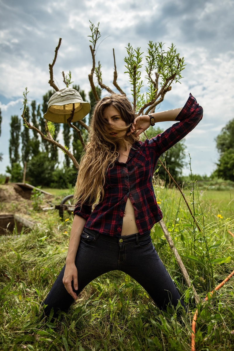 Female model photo shoot of Julia Storozh in Tiraspol, Moldova